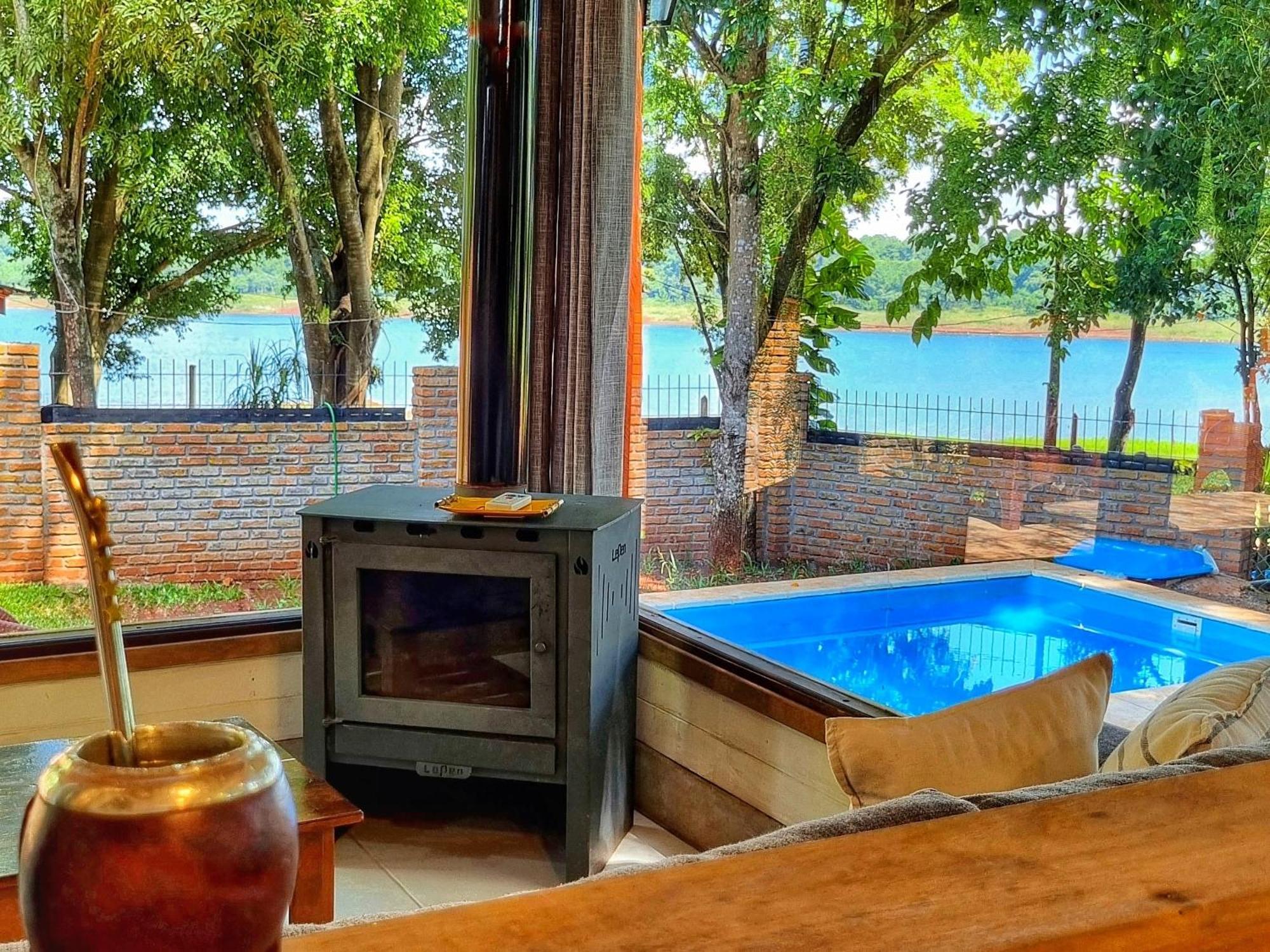 La Casa Del Lago Urugua-I Villa ปูแอร์โตอีกวาซู ภายนอก รูปภาพ